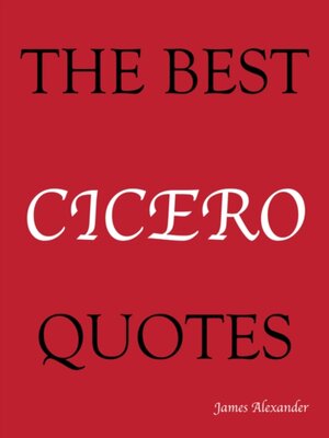 cover image of Best Cicero Quotes